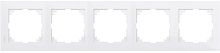 Рамка универсальная Schneider Electric Merten M-Pure 5-м. полярно-белый картинка